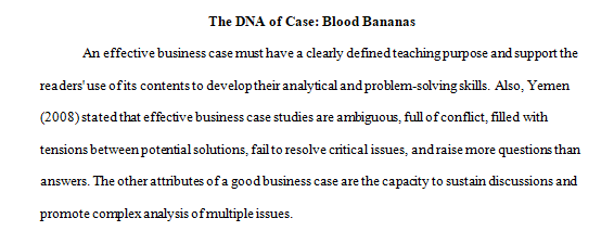 effective business case