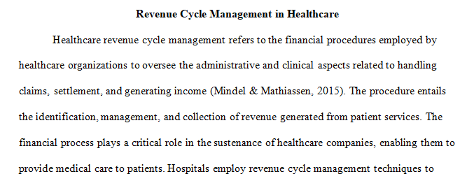 revenue cycle management