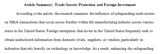 Trade Secrets