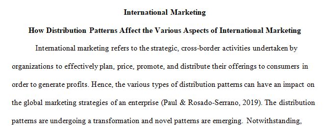 international marketing