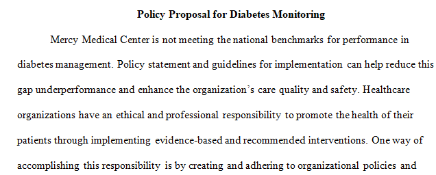 policy proposal