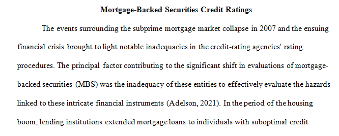 subprime mortgage market 