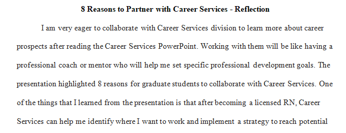 Partner with Career Services